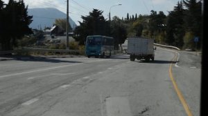 Поездка на троллейбусе Симферополь - Ялта