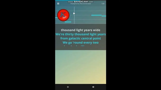 Monty Python- Galaxy song. Karaoke смотреть онлайн
