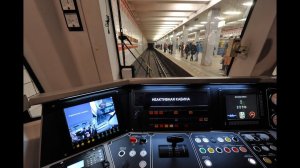 Работа контроллера машиниста состава 81-765 «Москва»