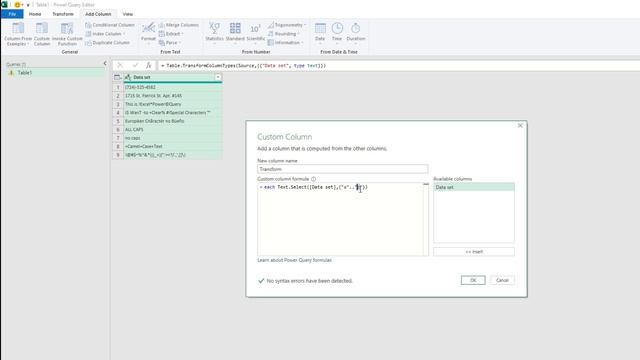How to Remove Special Characters in Excel? Using Power Query Text.Select смотреть онлайн