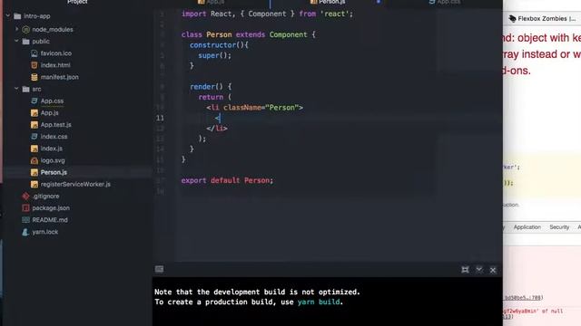 React - Child Components / Props - 06 смотреть онлайн