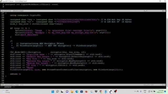 C++ Programming on Linux - Crypto++ AES Encryption and Decryption смотреть онлайн