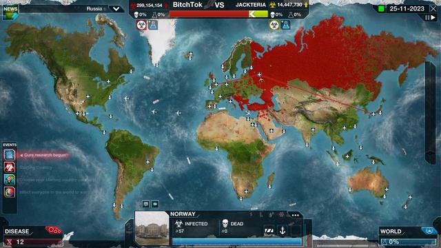 Playing Plague Inc with Boosfer's Editor смотреть онлайн
