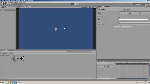Unity 4.3 2d topdown game tutorial for beginners - Sprites, Gameobject and Components - part 3 смотреть онлайн