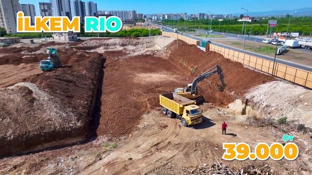 Началось строительство проекта Илькем Рио. ?Мерсин Тoмюк смотреть онлайн