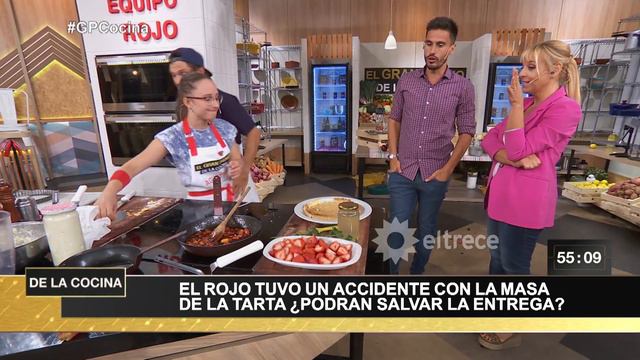 El equipo rojo tuvo un accidente con una tarta y Erica del verde se burló смотреть онлайн