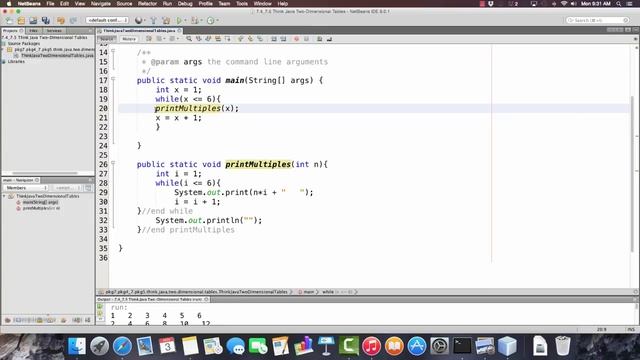 Think Java 7.5 - 7.8 Two-Dimensional Tables смотреть онлайн