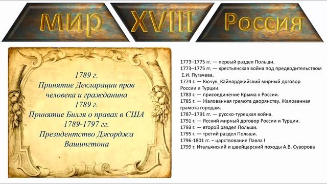 Всеобщая история ч.5. XVIII в. смотреть онлайн