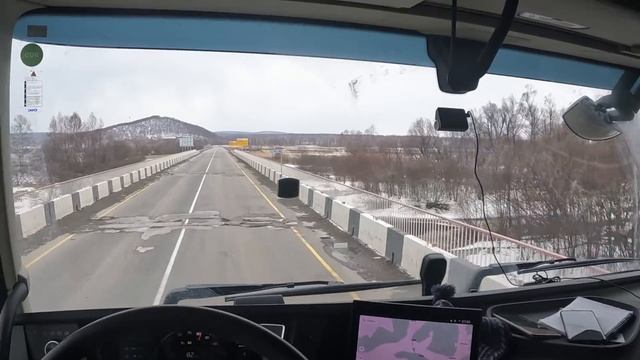 Рейс Москва-Владивосток.Докладываю обстановку.VOLVO FH 540 POV смотреть онлайн