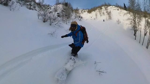 Сказочный сплитбординг и скитур в окресностях Шерегеша! смотреть онлайн