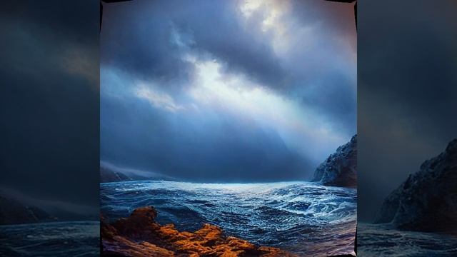 Нейросеть рисует море #море #пейзаж #sea смотреть онлайн