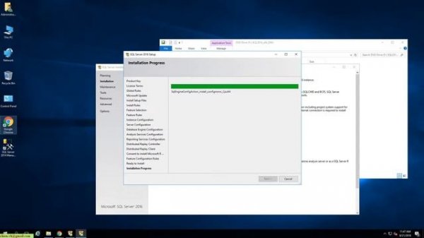 Installing SQL Server 2016 on Windows Server 2016