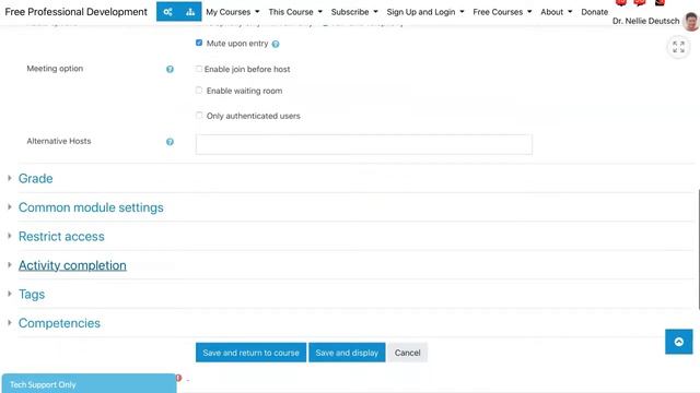 How to Add ZOOM on Moodle Edwiser Course Format смотреть онлайн