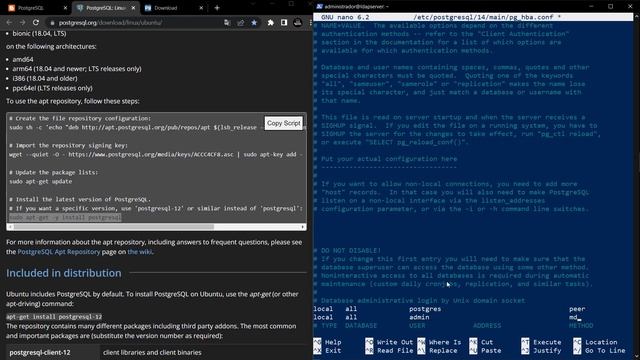 ? Instalar PostgreSQL? en Ubuntu Server 22.04 y conectar con pgAdmin смотреть онлайн