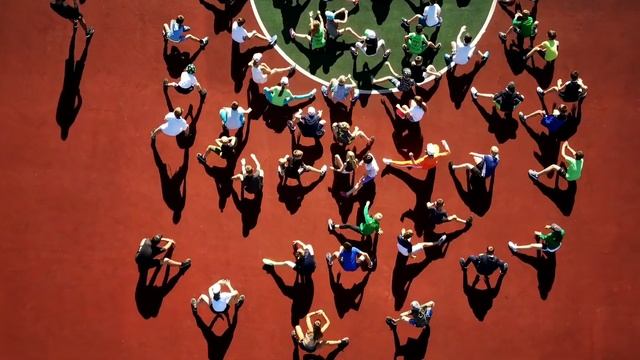 Утренняя разминка в лагере смотреть онлайн