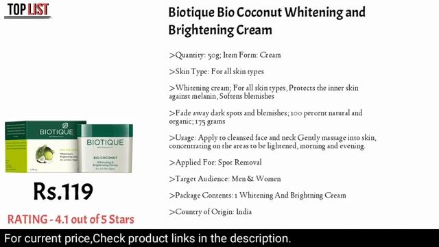 Top 10 Best Face Cream In India || Best Face Cream || Top List смотреть онлайн