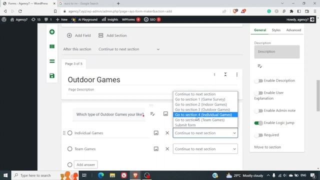 Conditional Form in WordPress смотреть онлайн