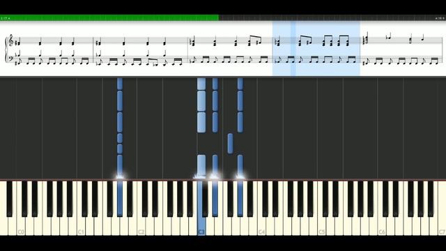 Keane - A bad dream [Piano Tutorial] Synthesia смотреть онлайн