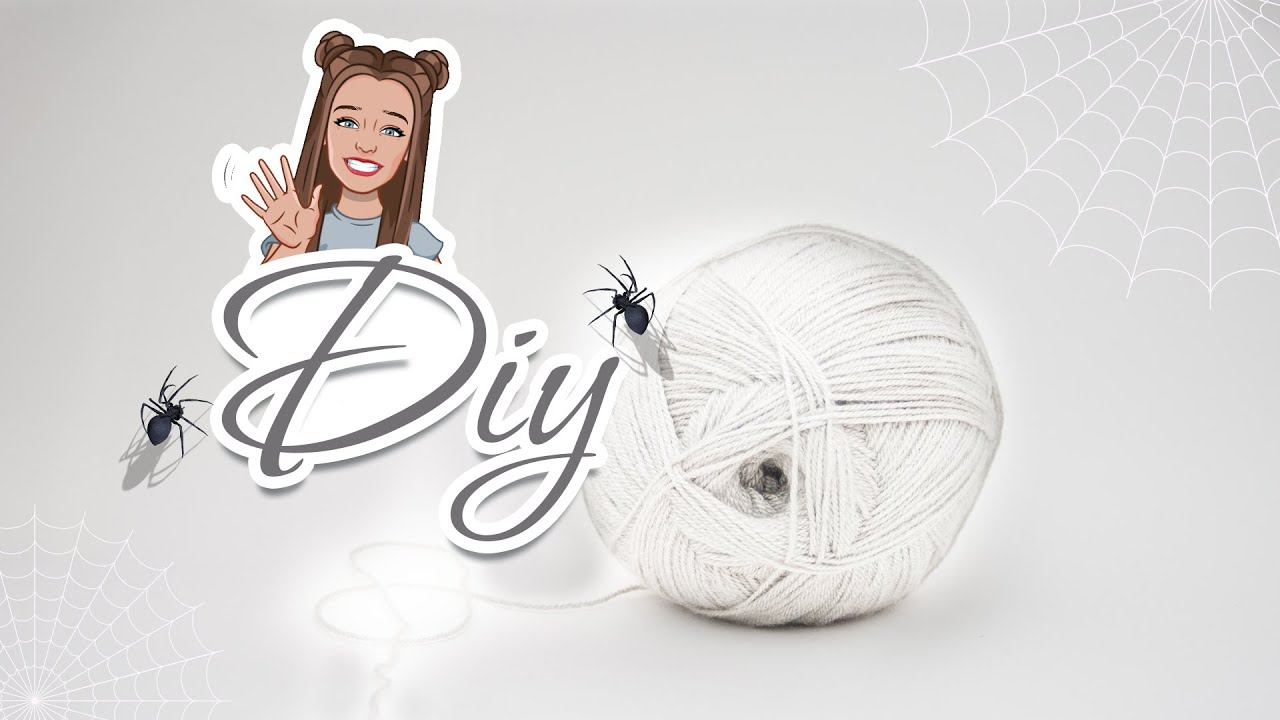 Как очень просто сплести декоративную паутину при помощи картона, ниток и деревянных шпажек!