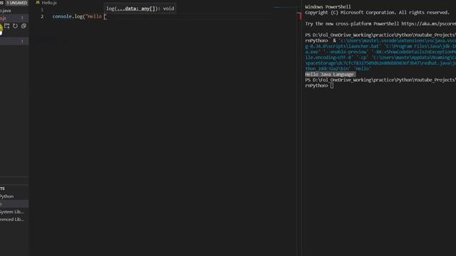 Hello World | C++ vs Java vs JavaScript vs Python смотреть онлайн