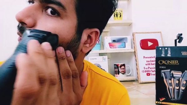 Cronier 3 in 1 Grooming Kit CR 9014 Professional Hair Trimmer Unbox To Review #unboxtoreview