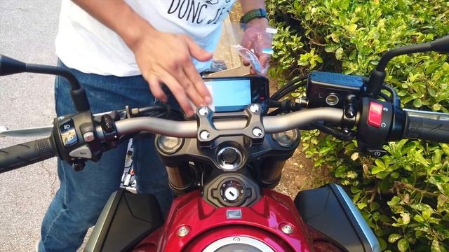 HONDA cb650r engine crash guard and accessories installation смотреть онлайн
