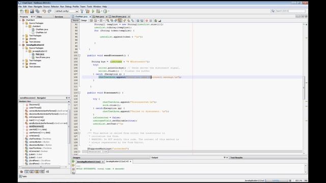How to create a Simple Chat Client w/ GUI in JAVA #4 смотреть онлайн