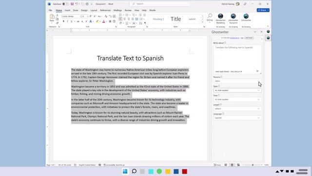 Use OpenAI ChatGPT to translate your text in Microsoft Word to another language смотреть онлайн