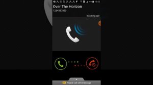 Samsung Galaxy S4 mini входящий вызов и Over The Horizon 2013