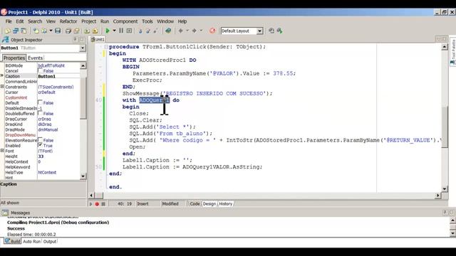 ATUALIZANDO LABEL (Delphi 2010) - VALOR STRING DO BANCO (Sql Server) смотреть онлайн
