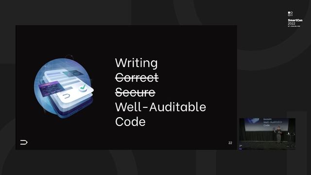 Bug Patterns in Solidity and Smart Contract Auditing | Yannis Smaragdakis at SmartCon 2022 смотреть онлайн