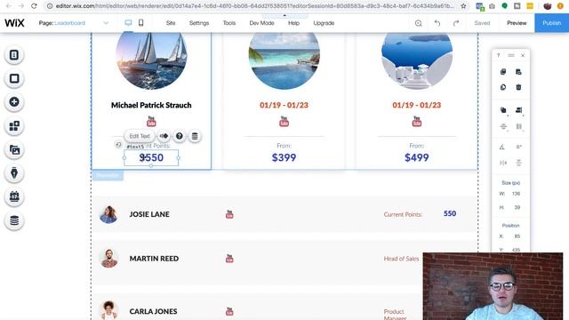 How To Build a Dynamic Page Leaderboard in Wix | Wix Database Tutorial смотреть онлайн