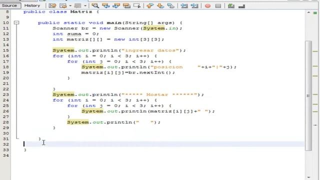 Tutorial Java - Vector Bidimensional (Matriz) смотреть онлайн