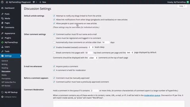 WordPress 101 - Manage Settings смотреть онлайн