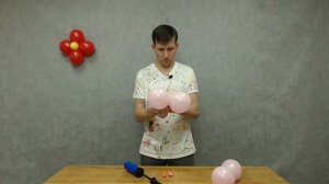 Цветок из шаров. Как сделать цветочек из круглых воздушных шариков своими руками