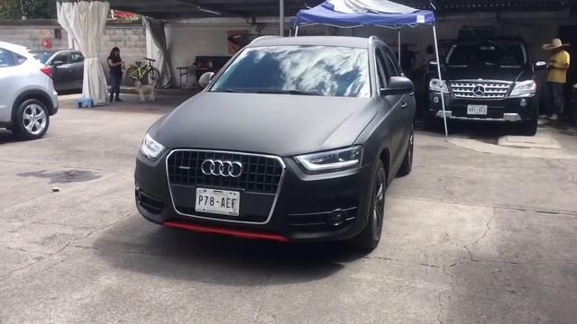 Audi Q3 tuning en vinil negro mate смотреть онлайн