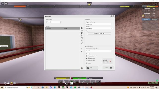 My macro settings (DaHood roblox) смотреть онлайн