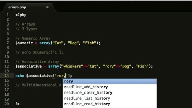 PHP 101 #2 - Arrays смотреть онлайн
