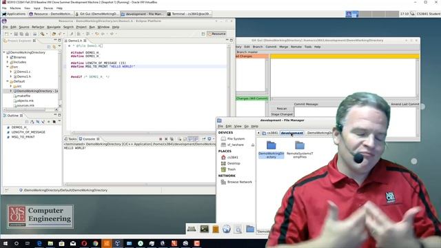 Git GUI Linux Demonstration смотреть онлайн
