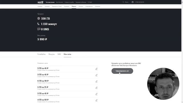 Продать гигабайты и минуты теле2. Реально ли?