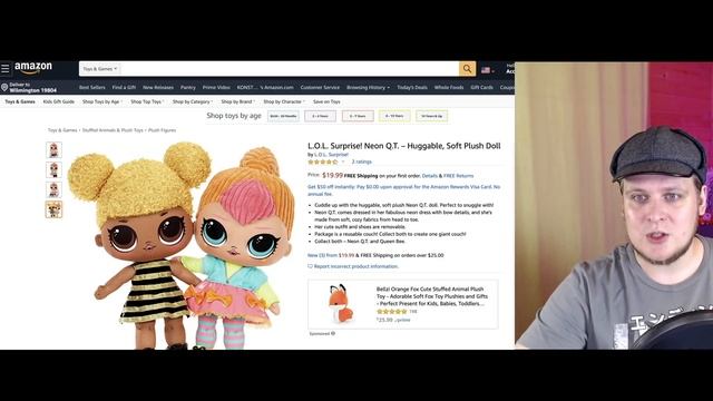 ОГРОМНЫЕ ПЛЮШЕВЫЕ КУКЛЫ ЛОЛ L.O.L. Surprise! Huggable Soft Plush Doll смотреть онлайн