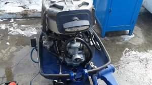 Запуск и окончательная настройка Ветерка 8 с карбюратором от мопеда Альфа.