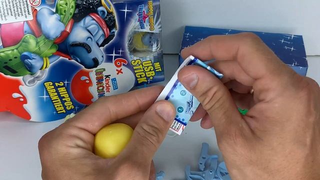Happy Hippo Talent Show Kinder Surprise Unboxing Распаковка старых Киндер Сюрпризов Бегемотики Шоу