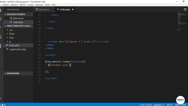 send form with ajax in Arabic (part1) смотреть онлайн
