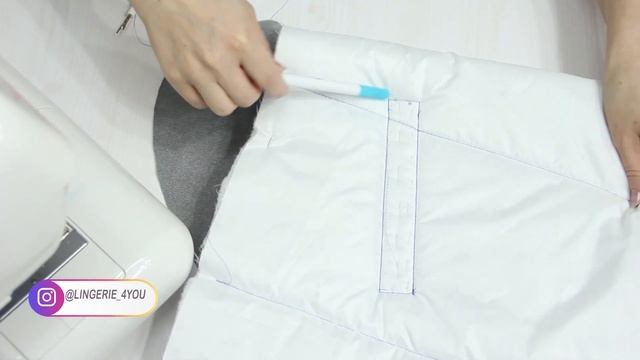 Как сшить пуховик АШЛИ своими руками по выкройке Sew.it.now. КАРМАН С КЛАПАНОМ И ЛИСТОЧКОЙ .часть смотреть онлайн