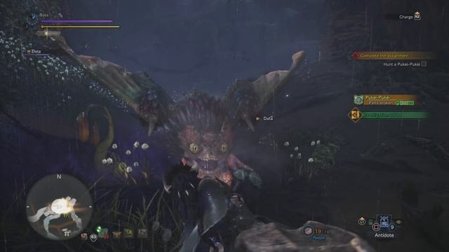 Monster Hunter World: Pukei-Pukei Boss Fight #3 (Solo / Hammer) смотреть онлайн