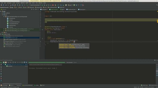 Android Mockito Tutotial - Static Mocking смотреть онлайн