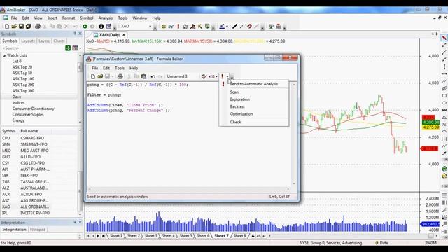 Let's Learn Amibroker: How To Use The Explore Function To Find And Filter Stocks смотреть онлайн