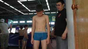 Взвешивание маленьких борцов!