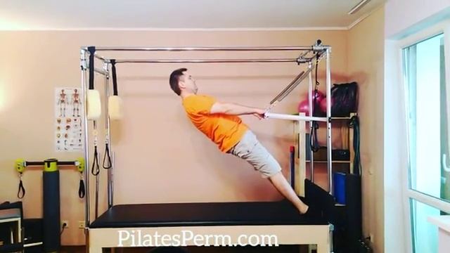 Pelvic Press. Trapeze-Table. Pilates. смотреть онлайн